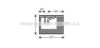 FIAT 60815235 Evaporator, air conditioning